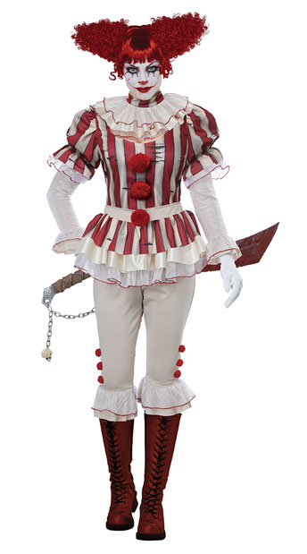 F1915 sexy clown costume for women